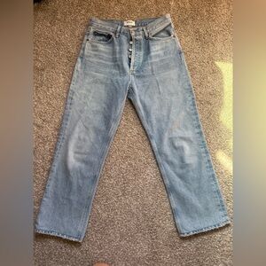 Agolde Lana Straight Leg denim Jean size 27. 25” inseam